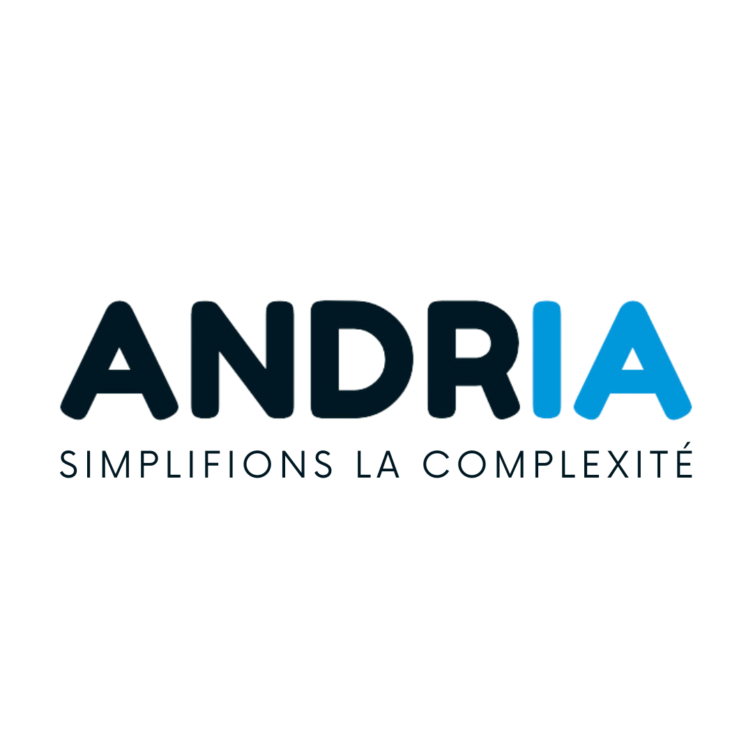Logo ANDRIA, studio créatif spécialisé en intelligence artificielle, automatisation, web marketing et création de sites internet